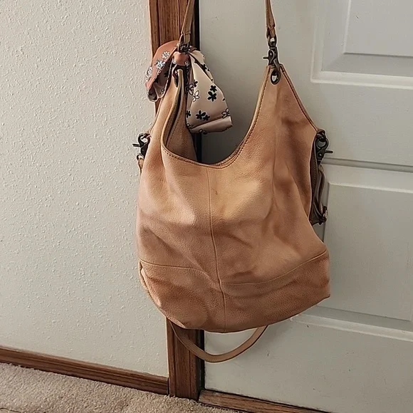 We The Free Sabine Slouchy Bag Washed Toffee Color - Picture 5 of 11